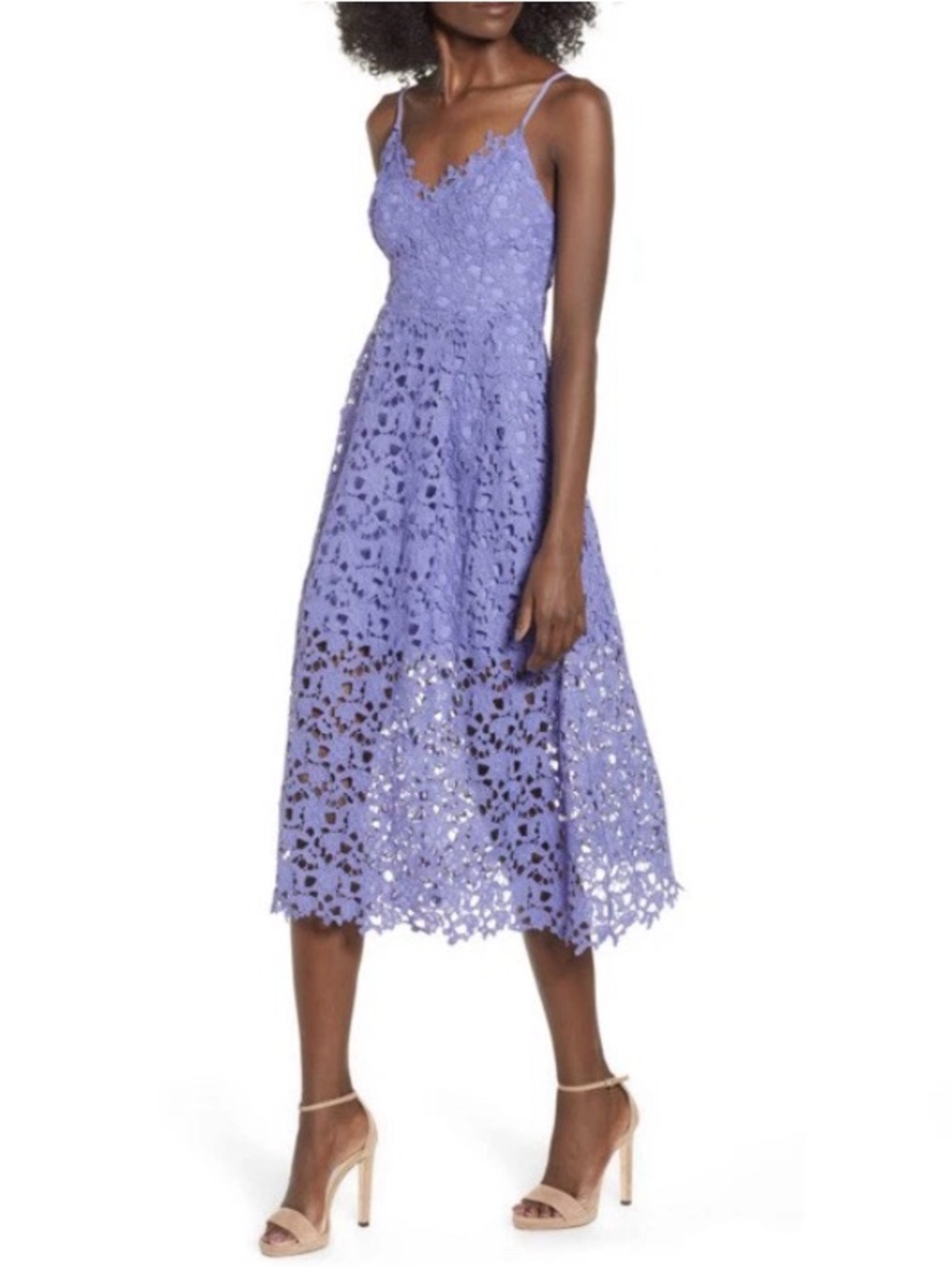 ASTR The Label Lavender Lace Midi Dress – Size Medium – NWT 💜 - Picture 9 of 11